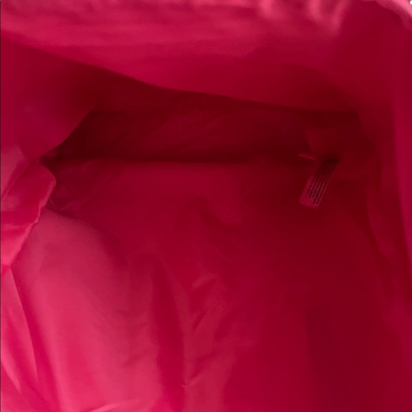 NWOT. Juicy Couture pink leather tote.Gold details.Logo has protective wrap16x15 - Picture 3 of 4